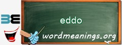 WordMeaning blackboard for eddo